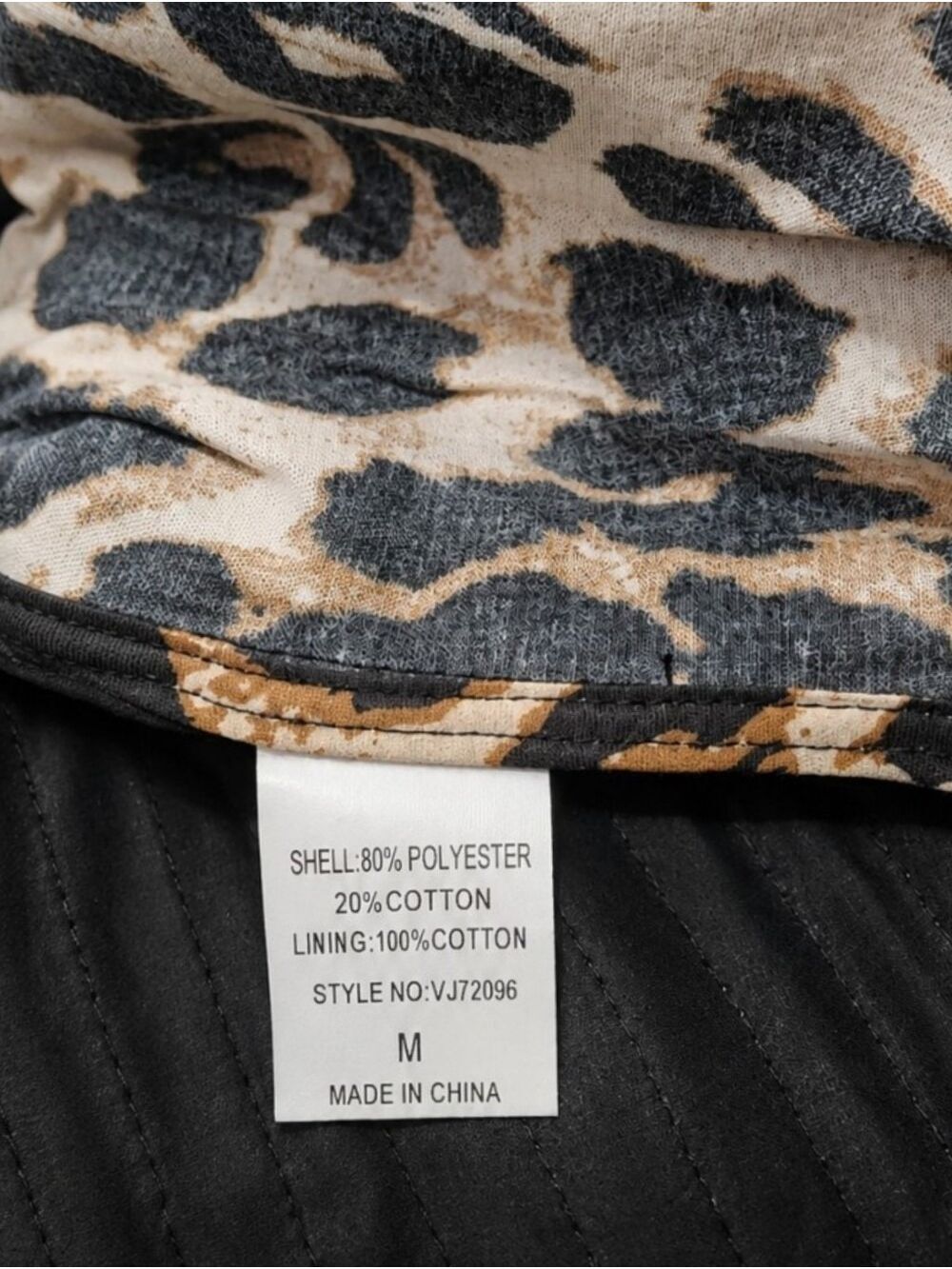 Veveret Leopard Bow Tie Quilted Vest M Boho Revival Leopard Luxe NWT - Picture 6 of 8